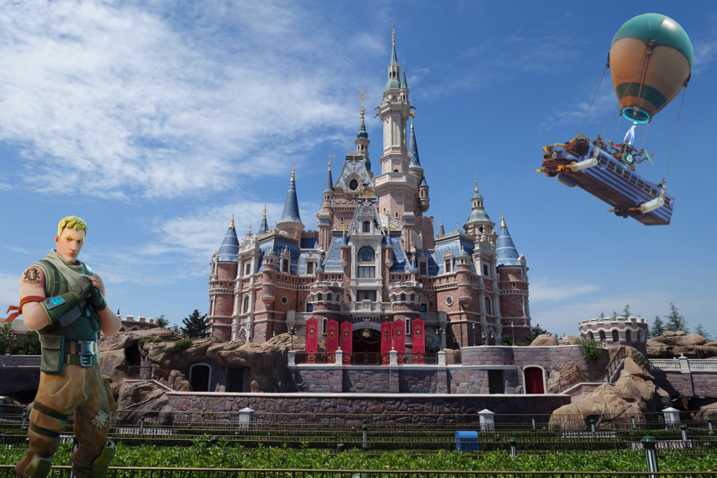 disney castle a fortntie jonsey